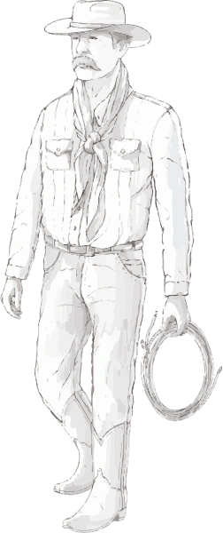 Cowboy illustration